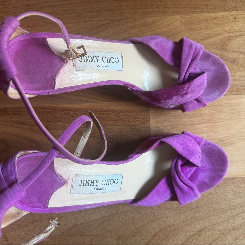 Jimmy Choo Vibrant Purple Heels